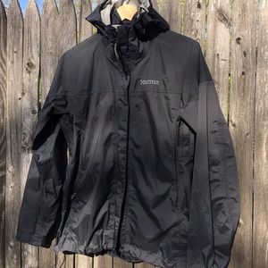 MARMOT RAIN JACKET/DK. GRAY/EUC/GREAT PIECE!